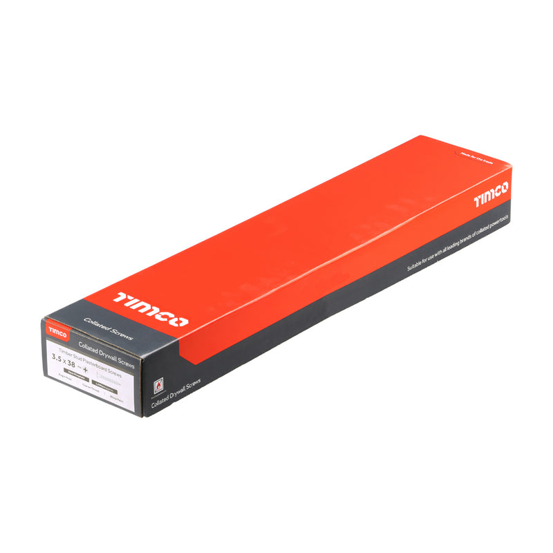 Timco | Drywall Screw PH2 Coarse Black 3.5 x 38