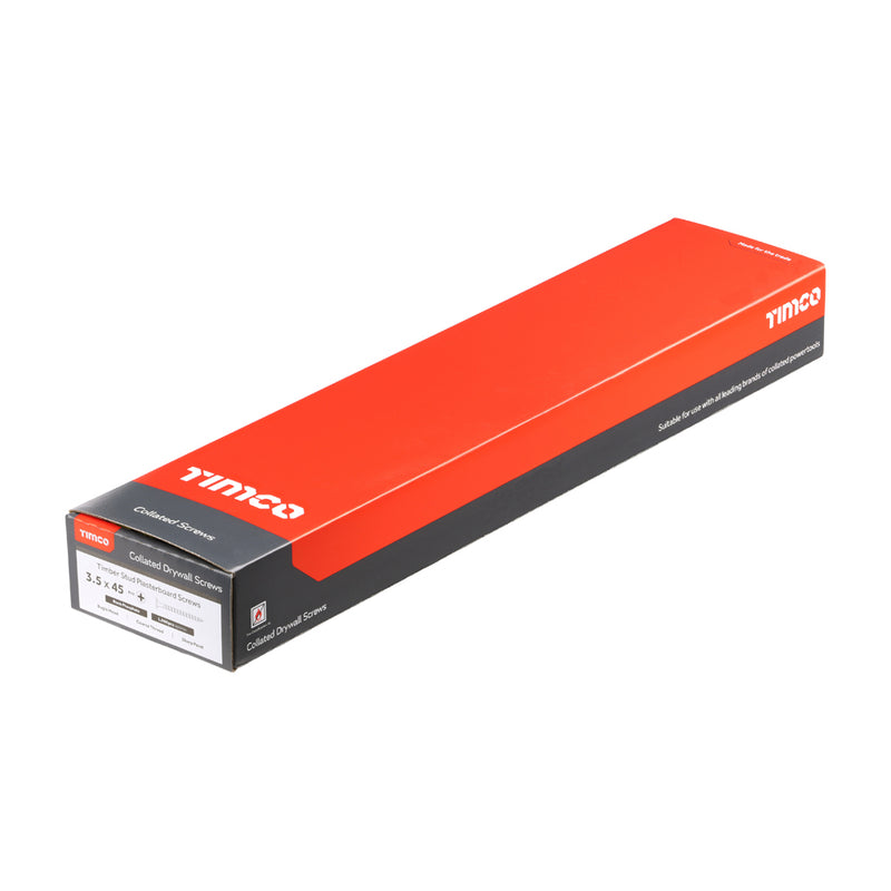 Timco | Collated Drywall Coarse Black 3.5 x 45