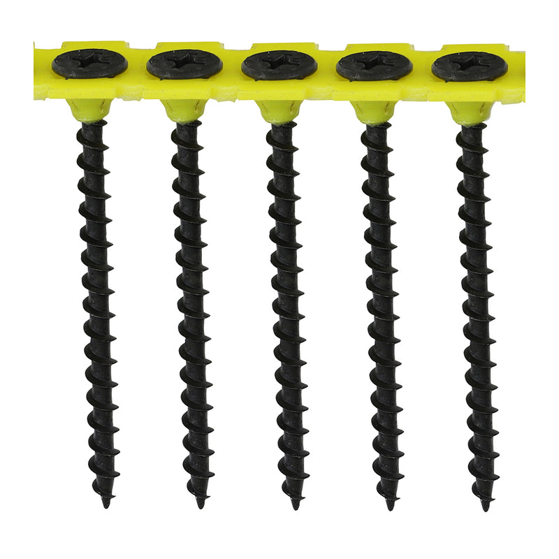 Timco | Drywall Screw PH2 Collated Black 3.5 x 55