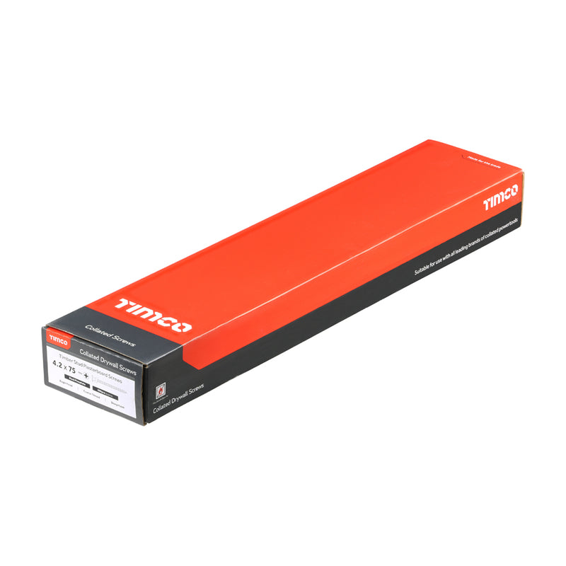 Timco | Drywall Screw PH2 Collated Black 4.2 x 75