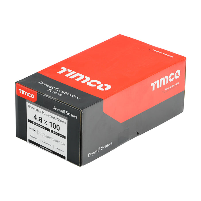 Timco | Drywall Screw PH2 Coarse Grey 4.8 x 100