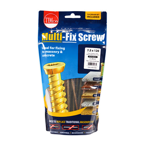 Timco | Multi-Fix Concrete Screw 7.5 x 120