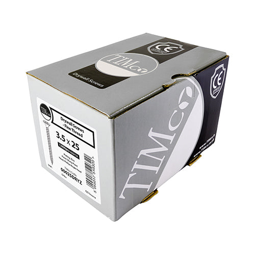 4.8 x 125 Drywall Screws - PH - Bugle - Fine Thread - Zinc