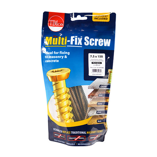 Timco | Multi-Fix Concrete Screw 7.5 x 150