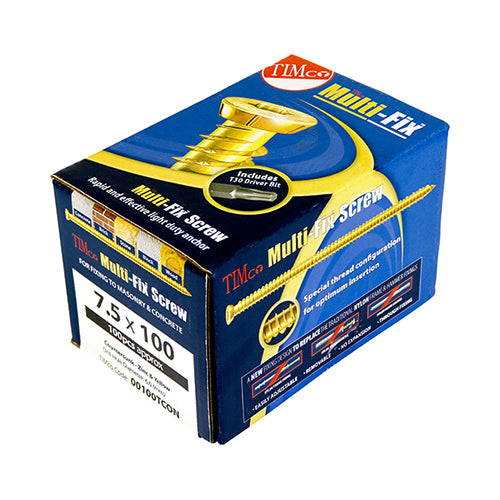 Timco | Multi-Fix Concrete Screw 7.5 x 80