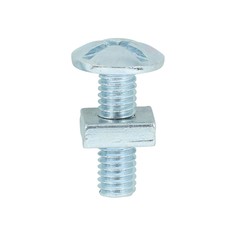 Timco | Roofing Bolt & Sq Nut M6 x 20