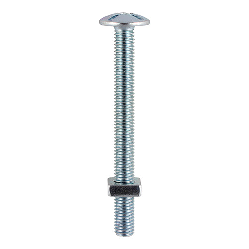 Timco | Roofing Bolts with Square Nuts M6 x 30 - Zinc