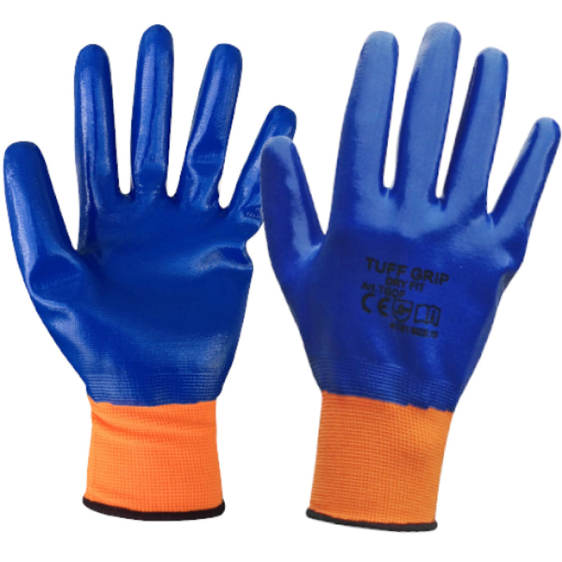 TufGrip Dry Fit Nitrile Glove Black