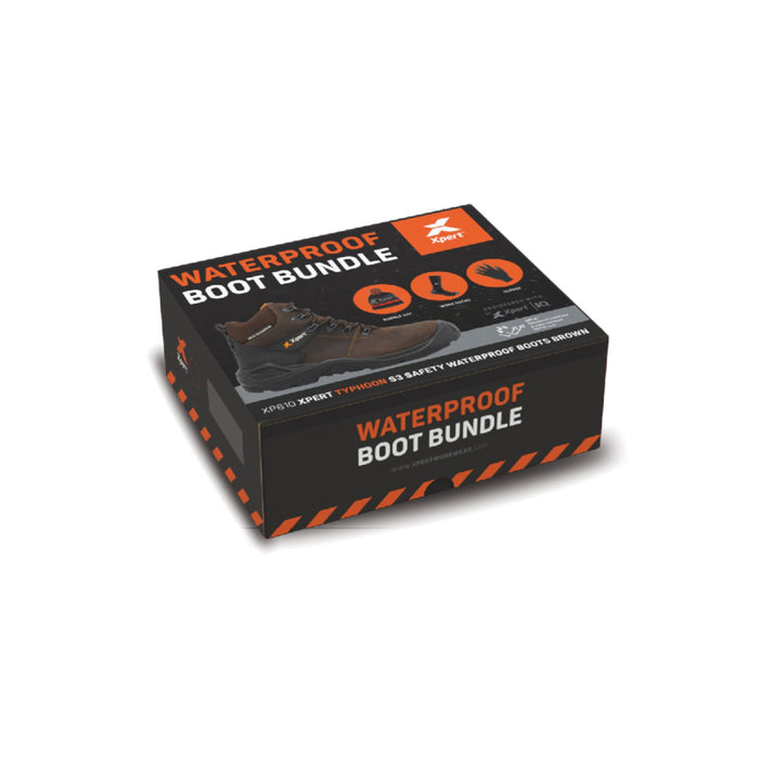 Xpert Typhoon S3 Safety Boot Bundle GGX 2024 Brown