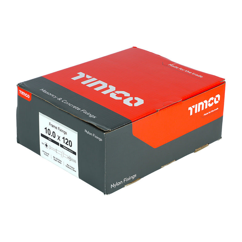 Timco | Nylon Frame Fixing - PZ - Zinc 10.0 x 120