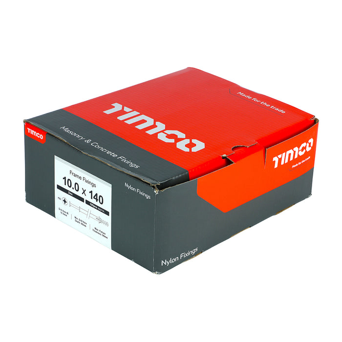 Timco | Nylon Frame Fixing - PZ - Zinc 10.0 x 140