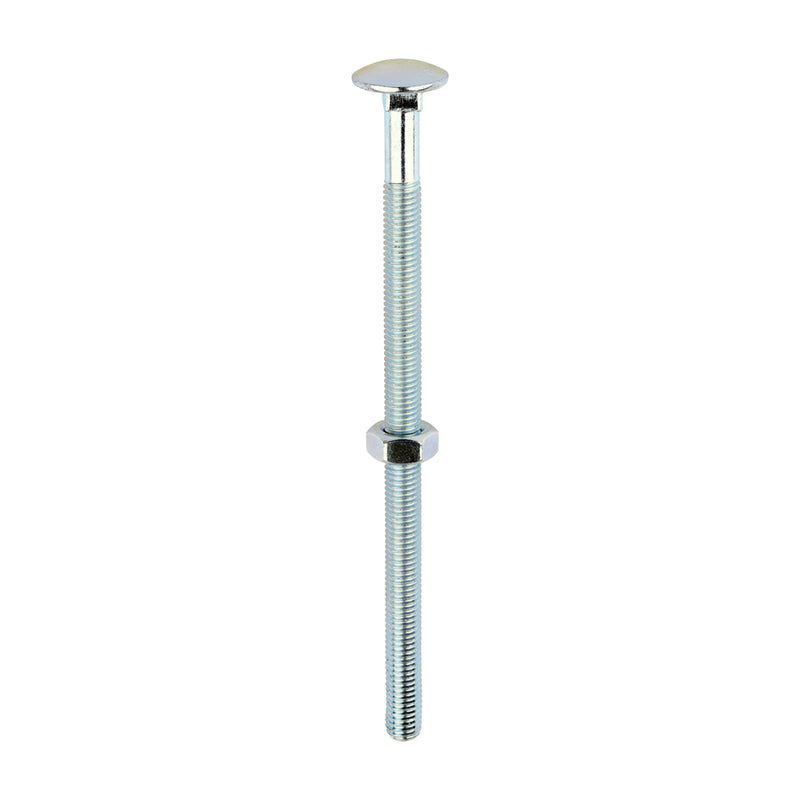 Timco | M10 x 180 Carriage Bolt & Hex
