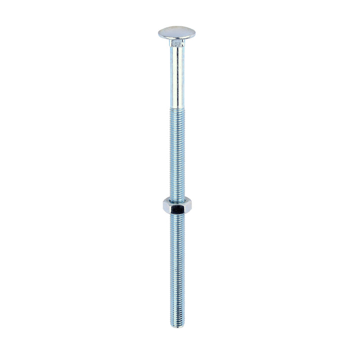 Timco | M10 x 200 Carriage Bolt & Hex Nut