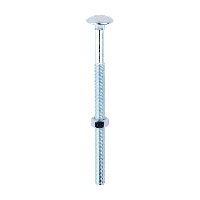 Timco | M12 x 200 Carriage Bolt & Hex Nut