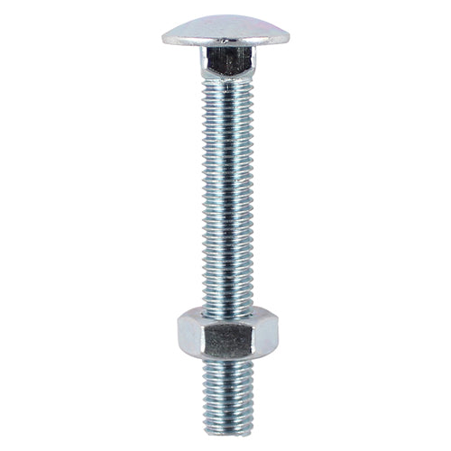 Timco | M12 x 220 Carriage Bolt & Hex Nut