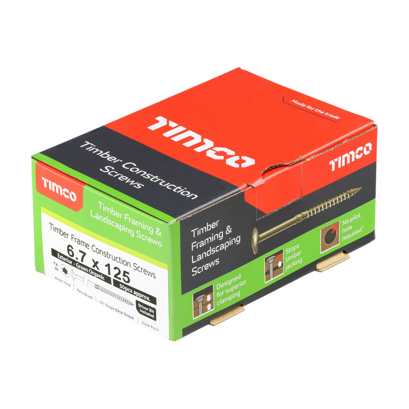 Timco | Timber Frame Screws 6.7 x 125