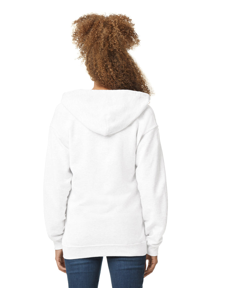 18600 Gildan Heavy Blend Adult Zip Hood Sweat - White
