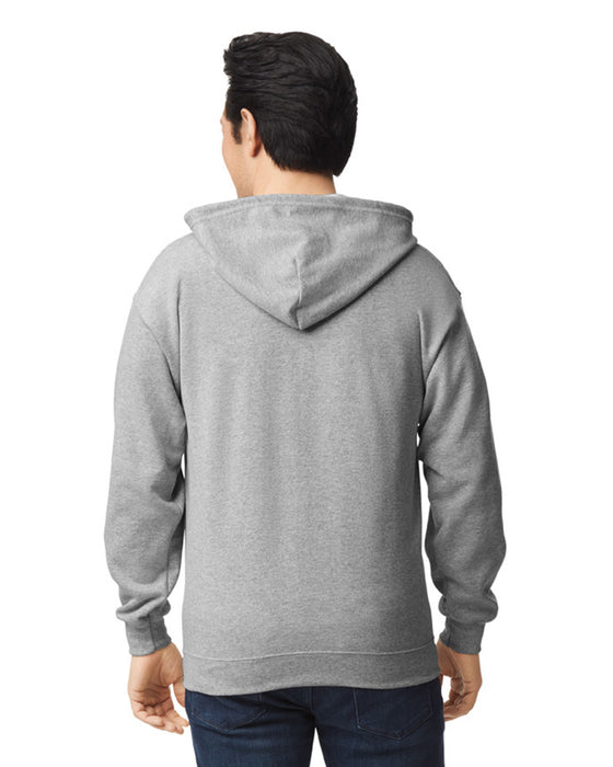 18600 Gildan Heavy Blend Adult Zip Hood Sweat - Sport Grey