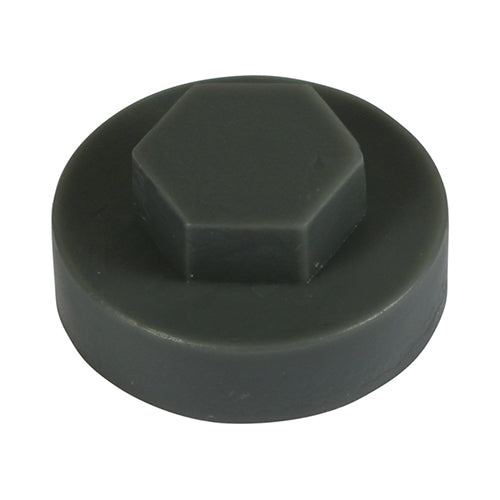 Timco | Hex Head Cover Caps - Slate Grey 19mm