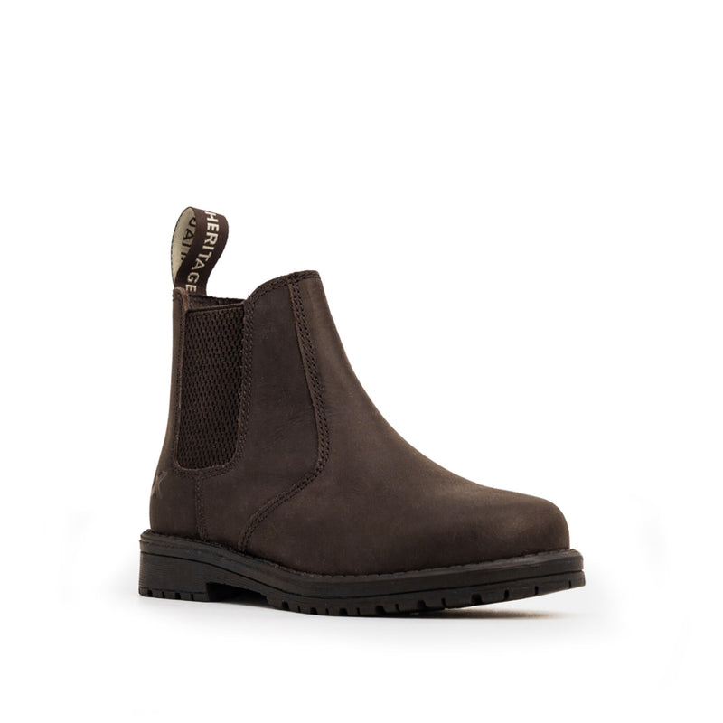 Xpert Heritage Wrangler Junior Dealer Boot Dark Brown