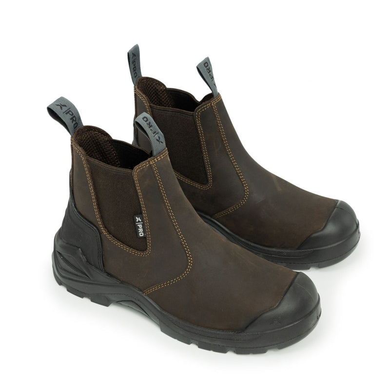 Xpert Pro Hutton S3L Safety Dealer Boot Brown