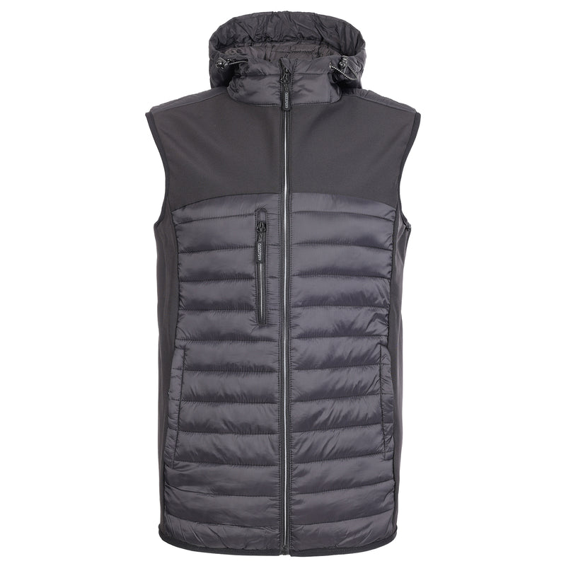 TUFFSTUFF HOWDEN HOODED BODYWARMER BLACK