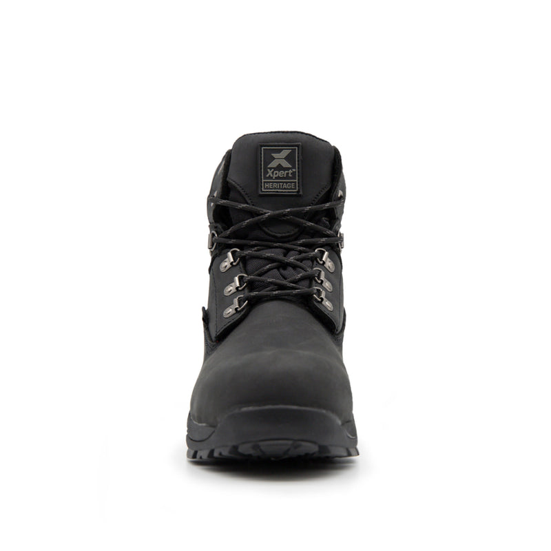 Xpert Heritage Legend Black Waterproof S3 Laced Safety Boot