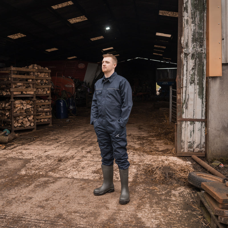 Xpert Core Zip-Front Coverall Navy