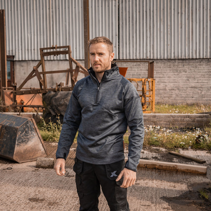 Xpert Pro Half Zip Tech Fleece Grey