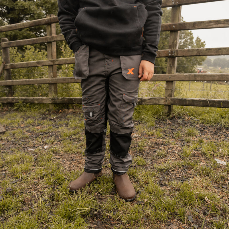 Xpert Pro Junior Stretch Work Trouser Grey