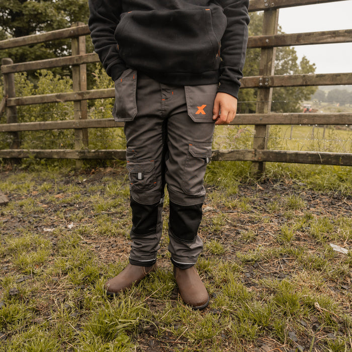 Xpert Pro Junior Stretch Work Trouser Grey
