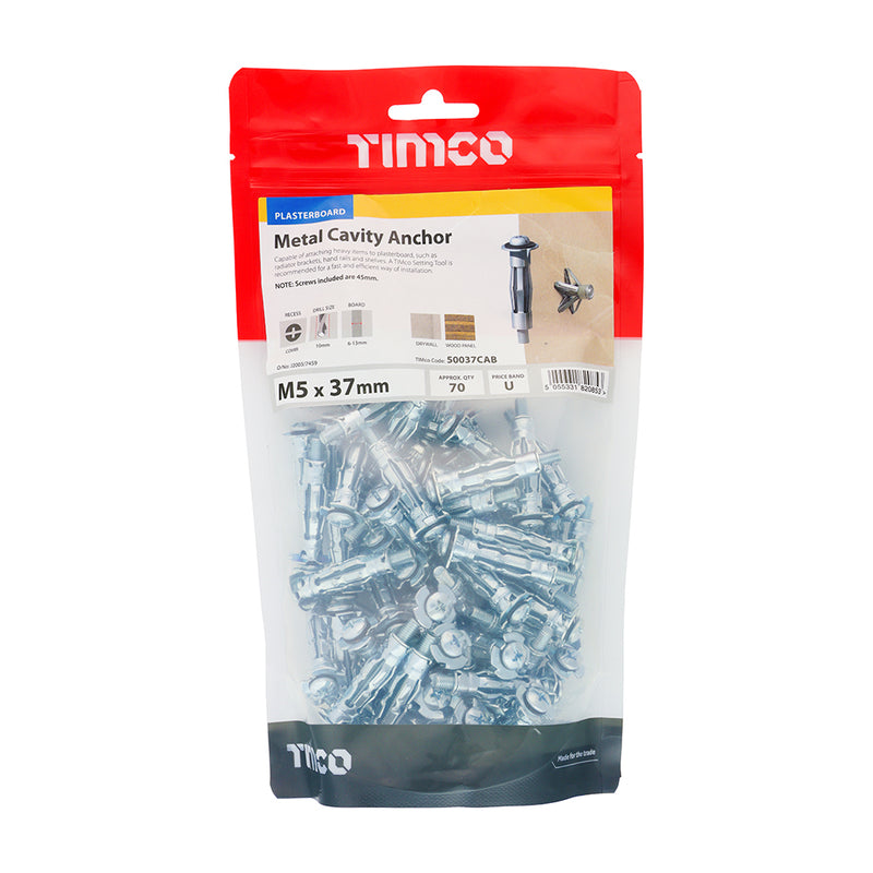 Timco | Cavity Anchor M5 x 37
