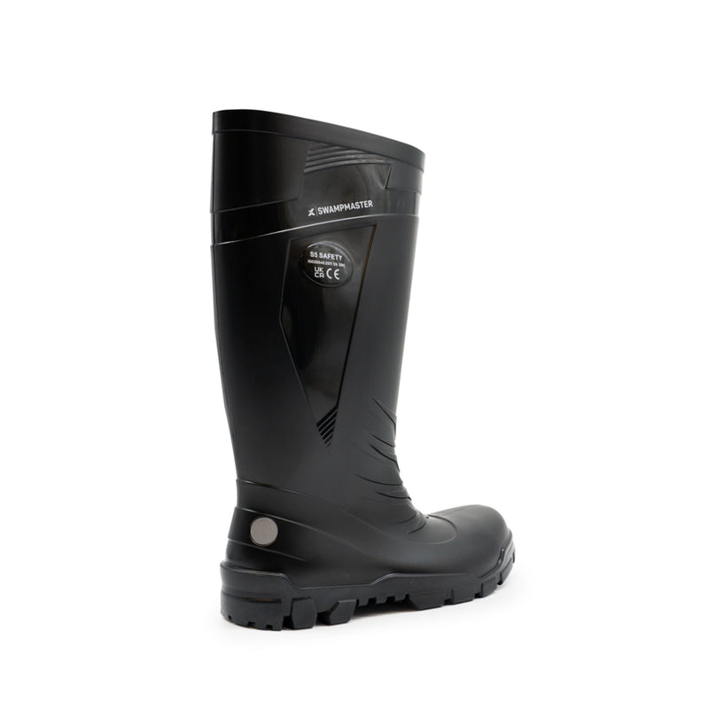 Swampmaster Titan S5 Safety PVC Wellington Black