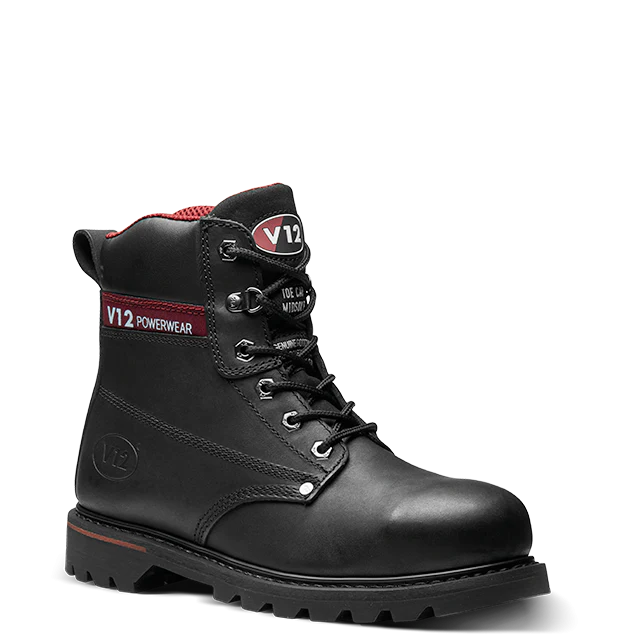 V12 BOULDER BLACK S3 DERBY BOOT