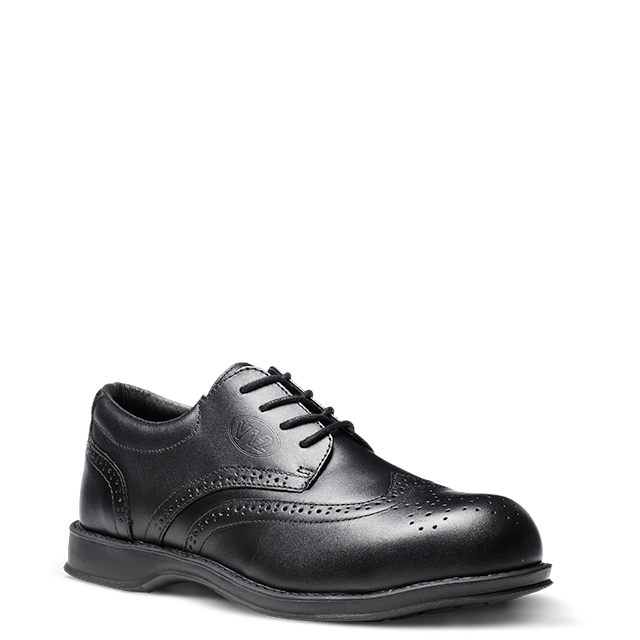 DIPLOMAT BLACK BROGUE SAFETY SHOE S1