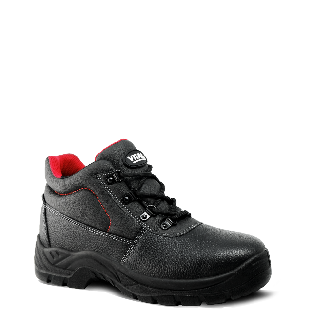 ELK II Black Grained S3 4 D-Ring Boot