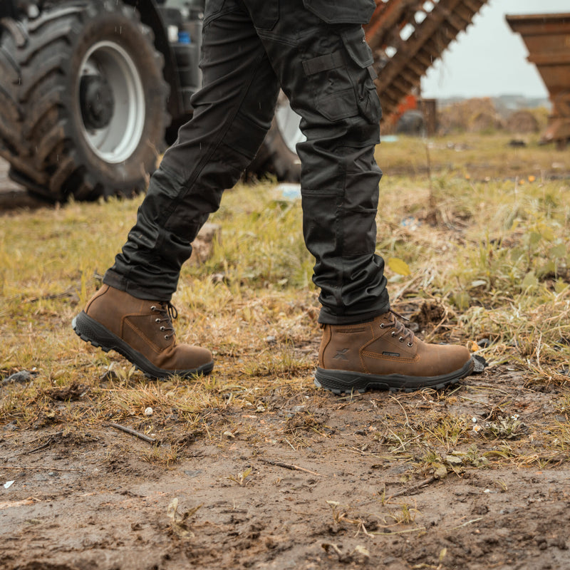 Xpert Heritage Legend Waterproof S7L Safety Boot Brown