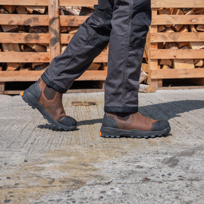 Xpert Pro Forge Waterproof S7L Safety Dealer Boot Brown