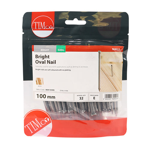Timco | Oval Nail Bright 100mm