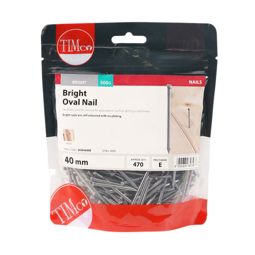 Timco | Oval Nail Bright 40mm