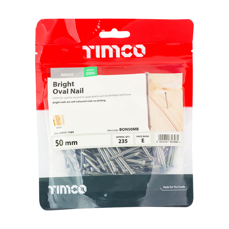 Timco | Oval Nail Bright 50mm