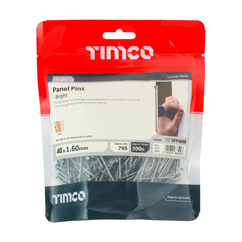 Timco | Panel Pin 40 x 1.60