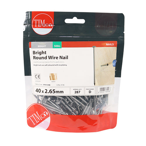 Timco | Round Wire Nail 40 x 2.65