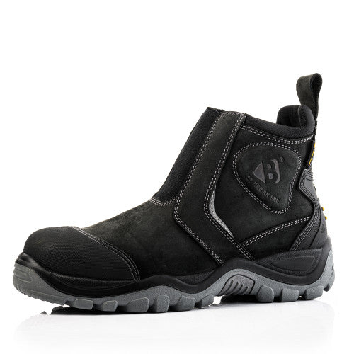 Buckbootz Buckshot  Black Dealer Boot with Ankle Protection BSH014 S3 HRO AN SRC