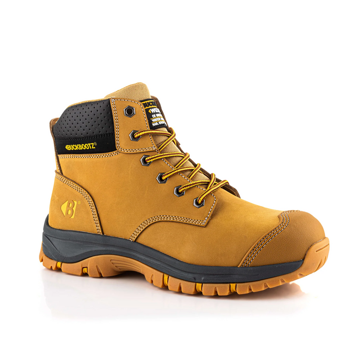 BUCKBOOTZ Wizardz® Leather Safety Lace Boot Honey