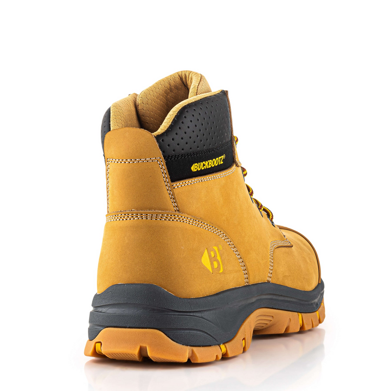 BUCKBOOTZ Wizardz® Leather Safety Lace Boot Honey