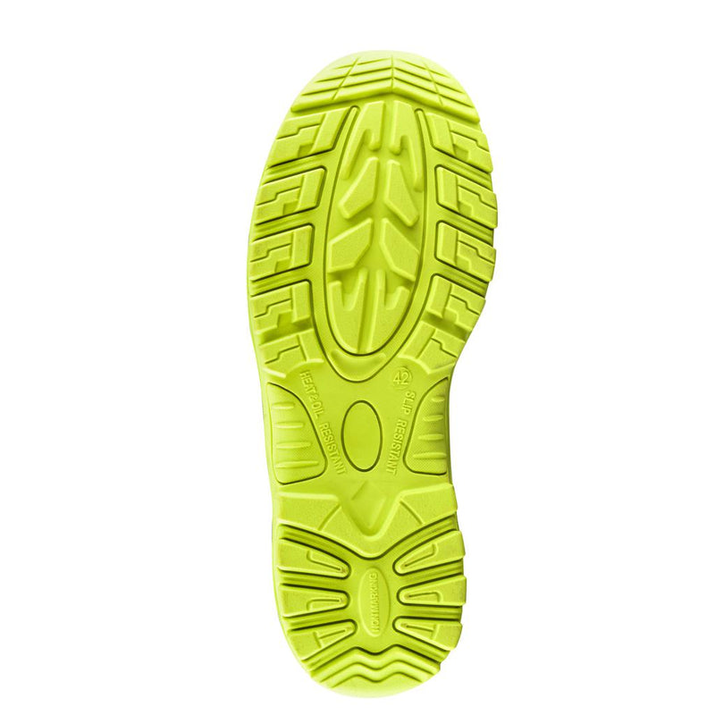 Buckbootz Buckz Viz 360° High Visibility, Yellow/Black, Metal Free, Waterproof, Safety Lace/Zip Boots