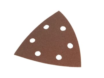 Faithfull | Delta Hook & Loop Sanding Sheets TR2 93mm Coarse (Pack 5)