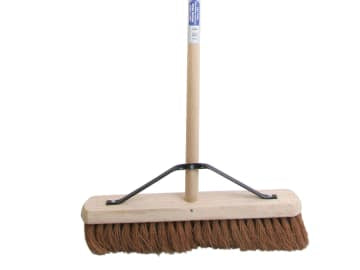 Faithfull | Broom Soft Coco 450mm (18in) + Handle & Stay