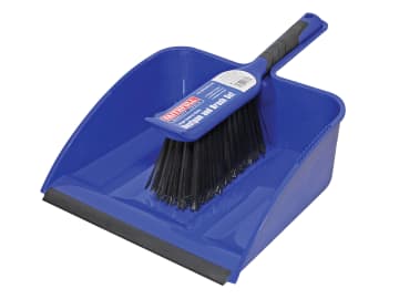 Faithfull | Large Plastic Dustpan & Brush Set